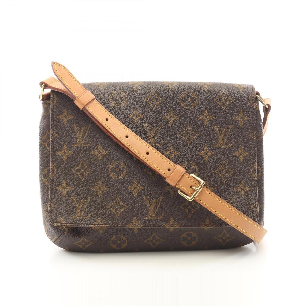 Louis Vuitton Musette Tango Short Strap Monogram Shoulder Bag Canvas Leather